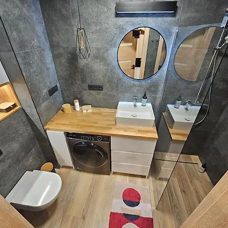 Przy Loftach U Scheiblera Parking Podziemny, śniadaniownia Apartament