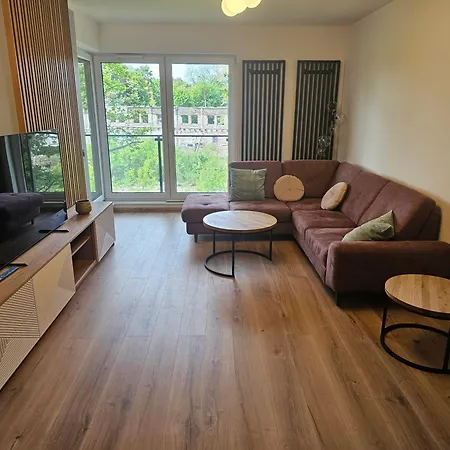 公寓 Faktura Vat Przy Loftach U Scheiblera Parking Podziemny, Sniadaniownia 罗兹